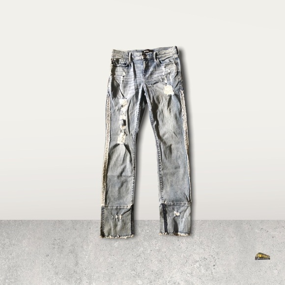Women’s Express Light Wash Jeans Size 8 Cropped Skinny Performances - Picture 3 of 10